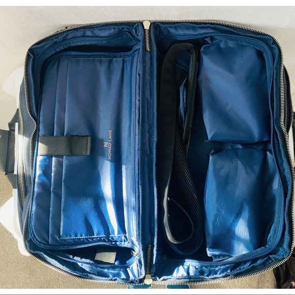 Nomad Lane Blue Personal/ Carryon Travel Bag, Bento Bag - Picture 10 of 12